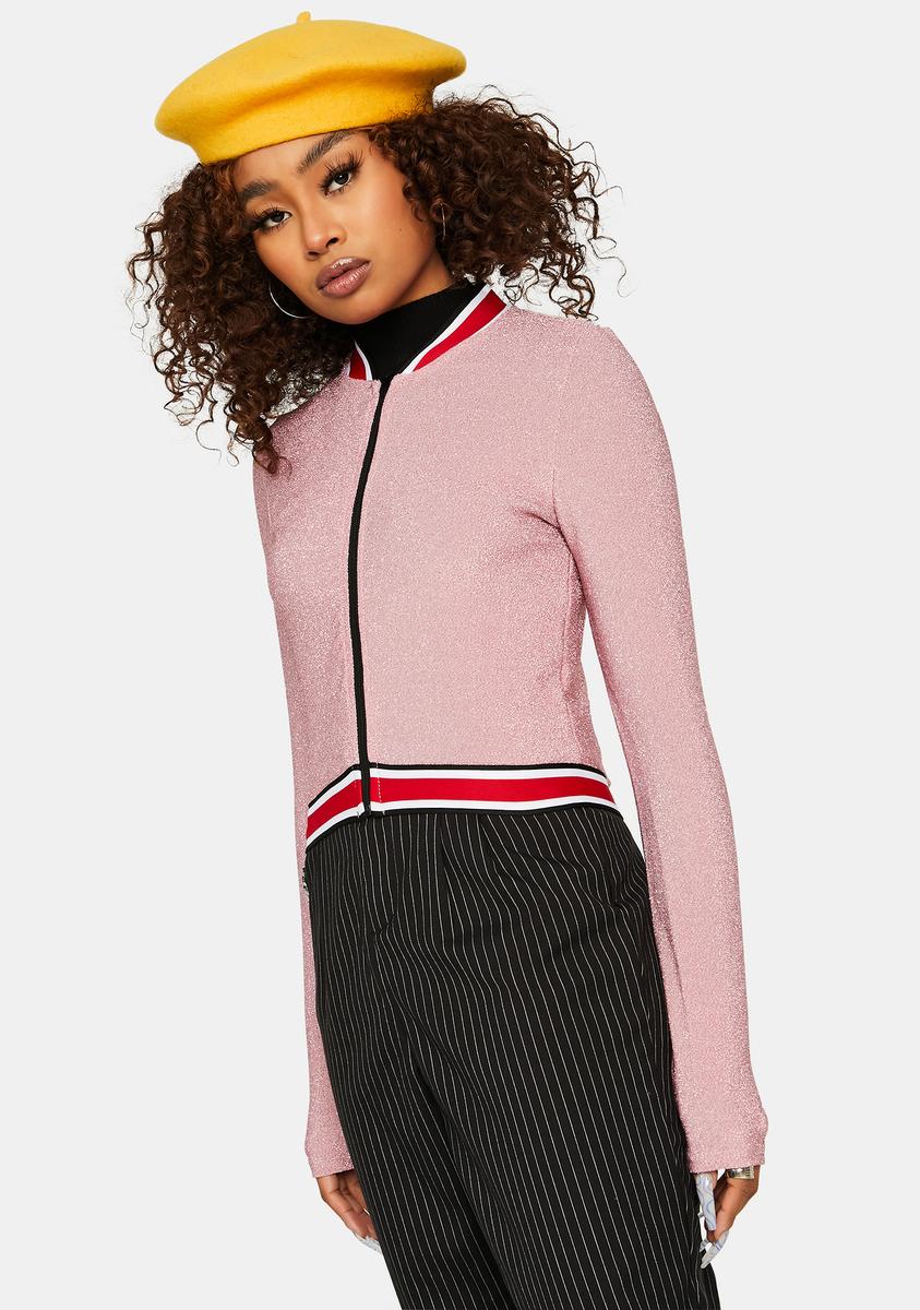 Wild Heart Sparkle Bomber Jacket - Image 2